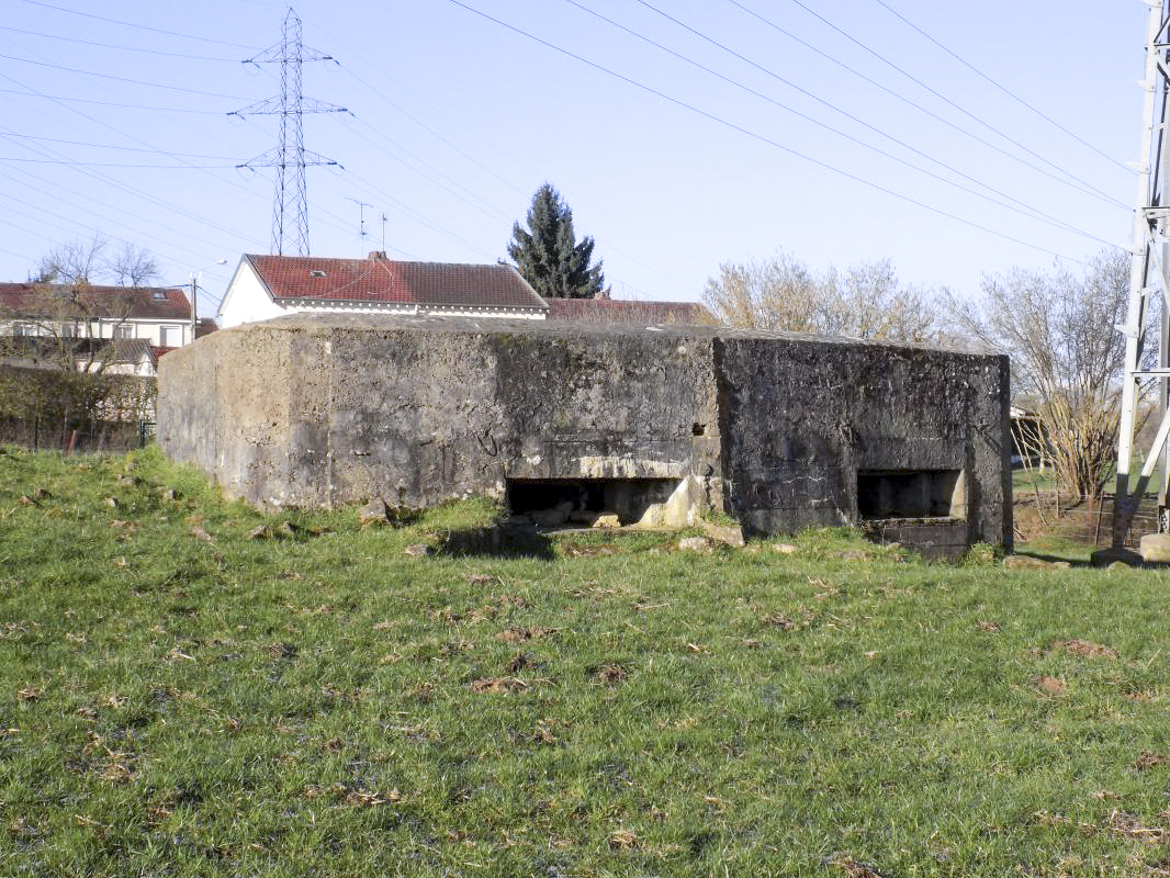 Ligne Maginot - BB77-B - LES HACHES EST - (Blockhaus pour canon) - Face frontale - R Tucker