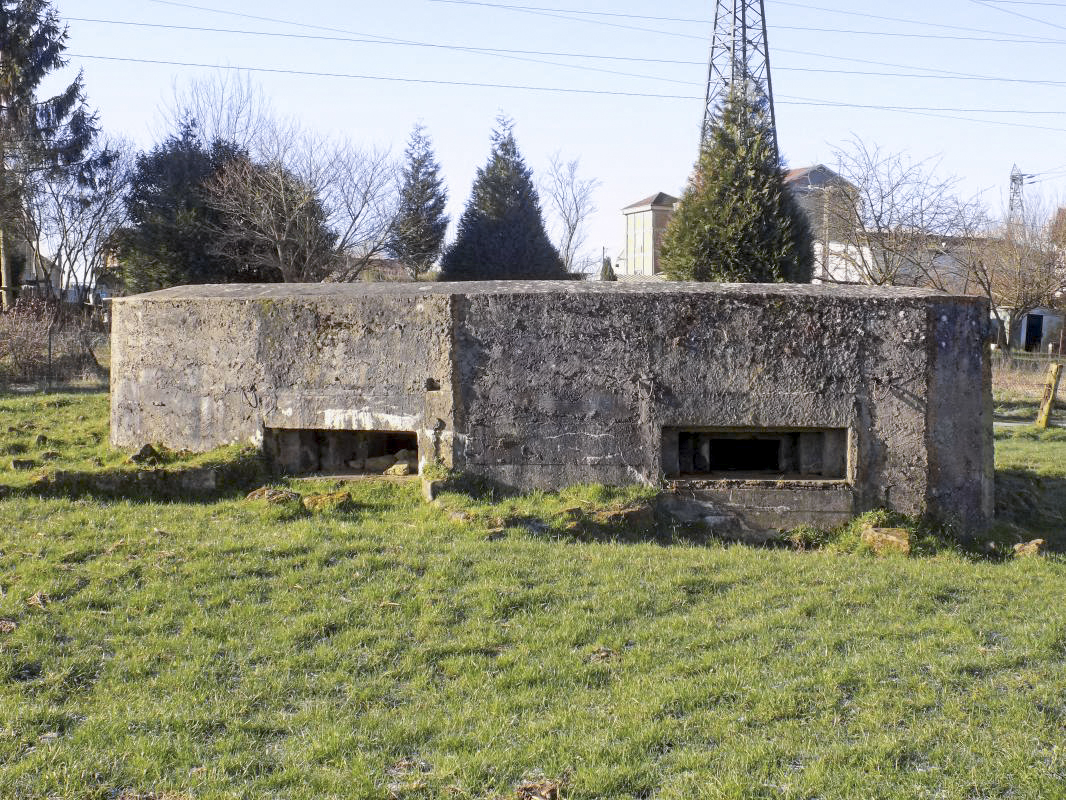 Ligne Maginot - BB77-B - LES HACHES EST - (Blockhaus pour canon) - Face frontale - R Tucker
