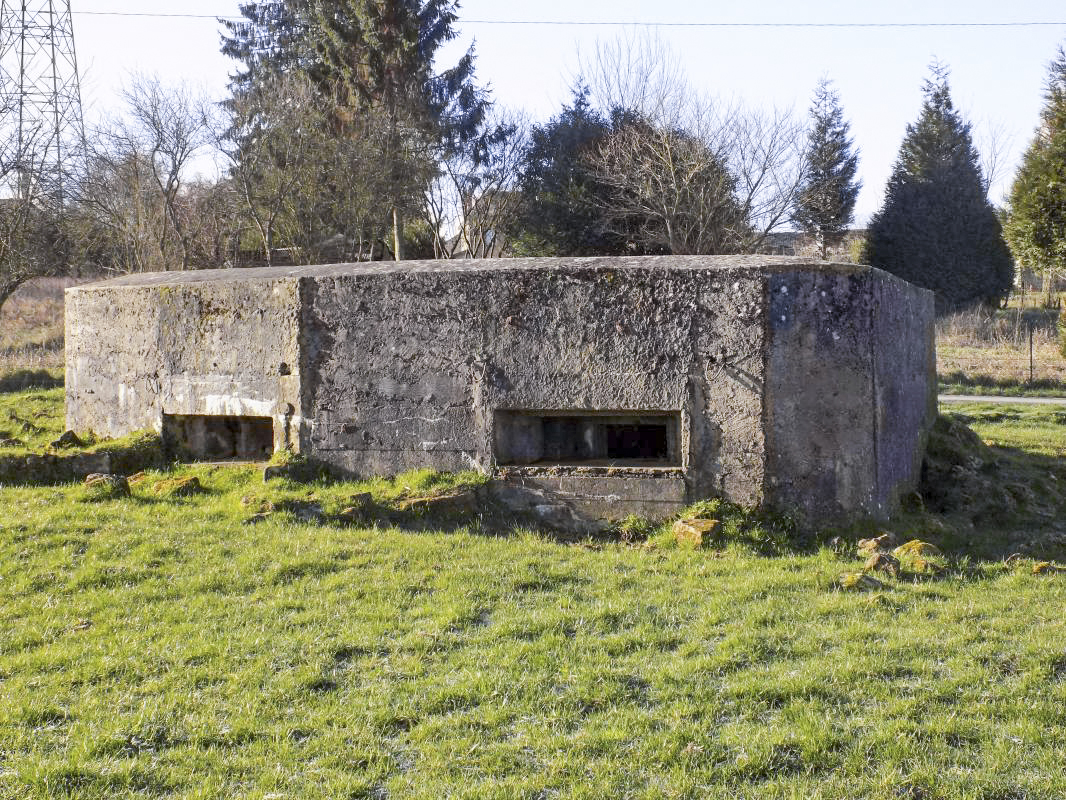 Ligne Maginot - BB77-B - LES HACHES EST - (Blockhaus pour canon) - Face frontale - R Tucker