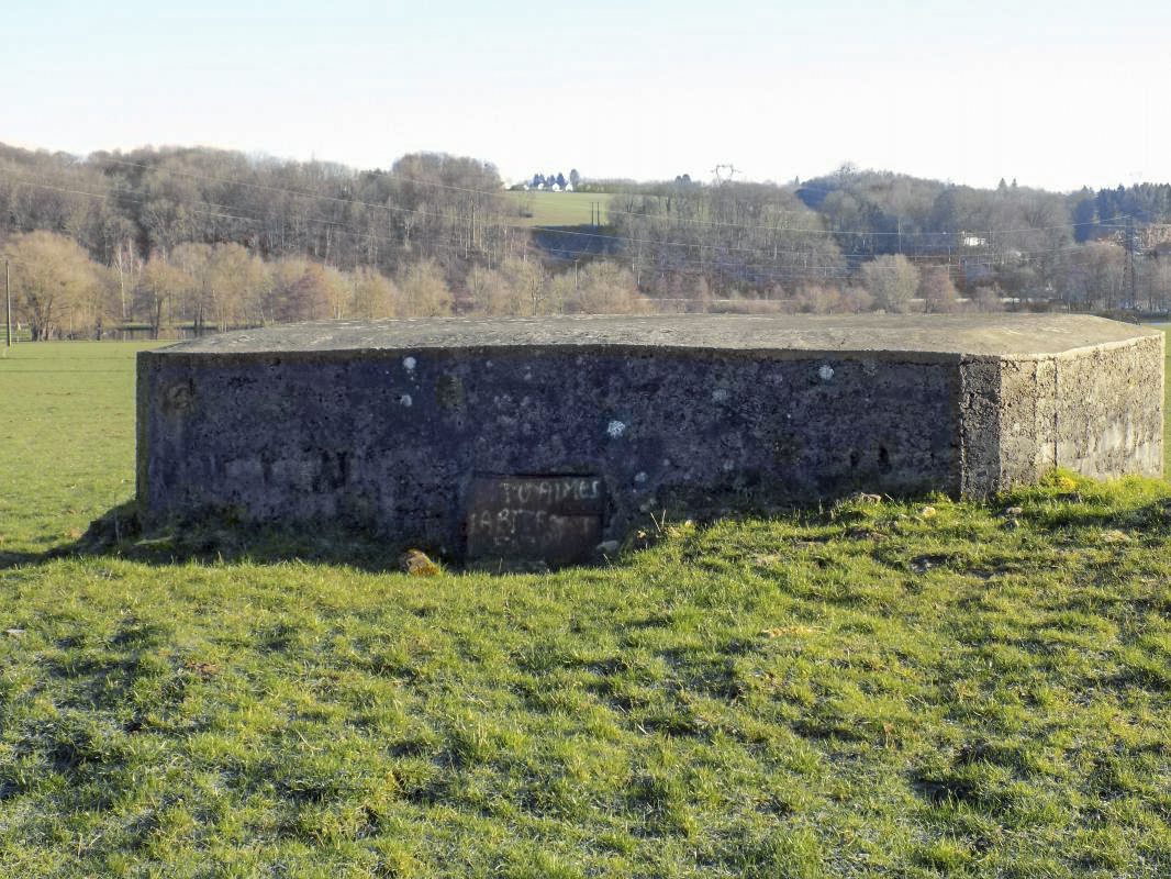 Ligne Maginot - BB77-B - LES HACHES EST - (Blockhaus pour canon) - L'arrière - R Tucker