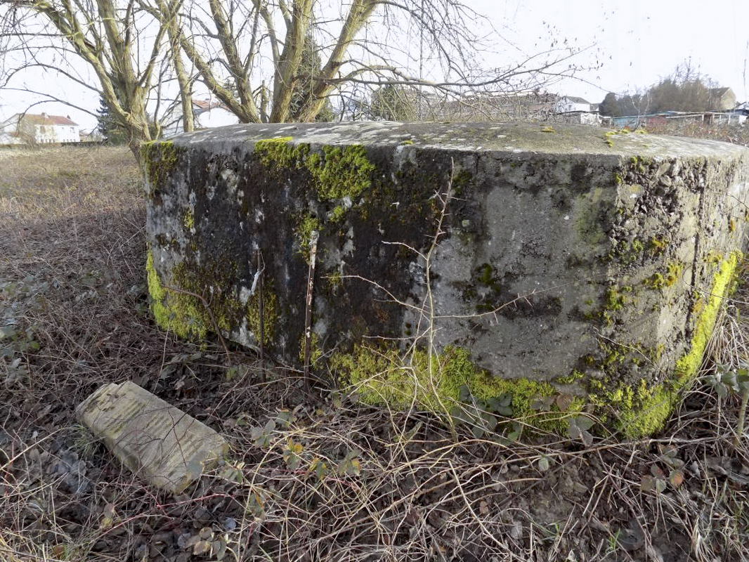 Ligne Maginot - BB77 - LES HACHES OUEST - (Blockhaus pour canon) - Face frontale, coté droite - R Tucker