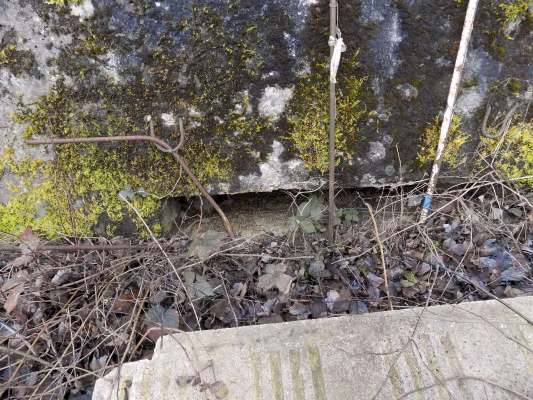 Ligne Maginot - BB77 - LES HACHES OUEST - (Blockhaus pour canon) - Créneau droite - R Tucker