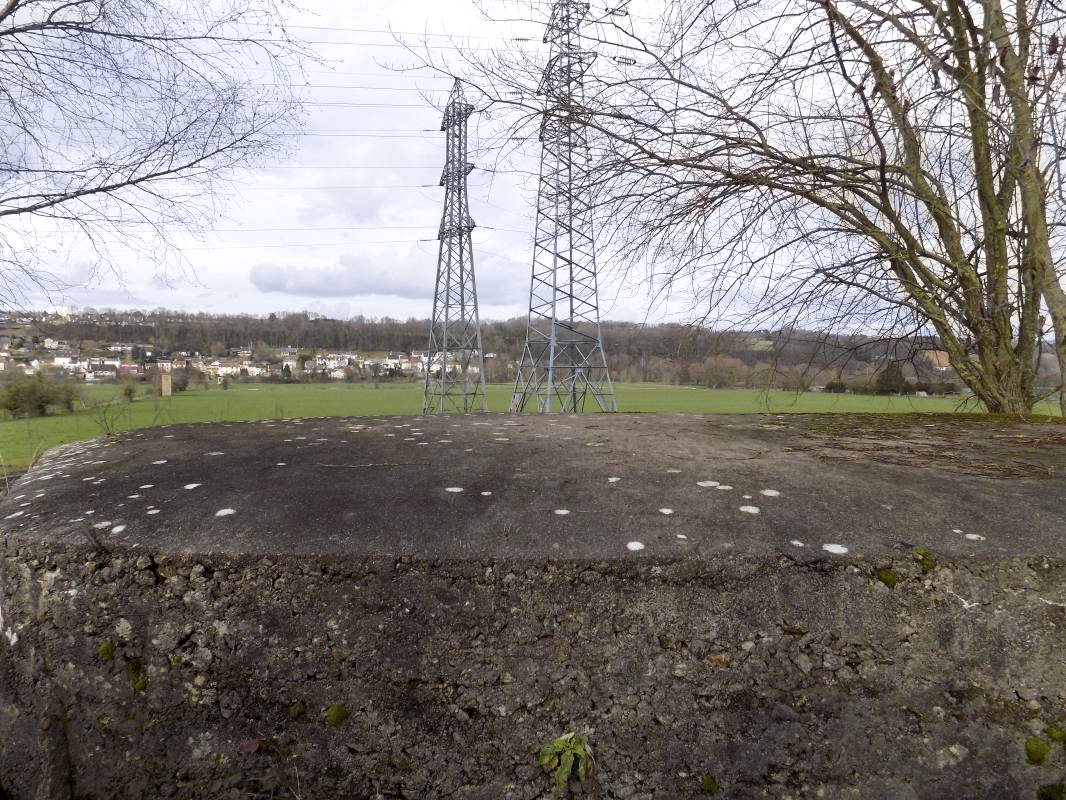 Ligne Maginot - BB77 - LES HACHES OUEST - (Blockhaus pour canon) - Vue vers le nord - R Tucker