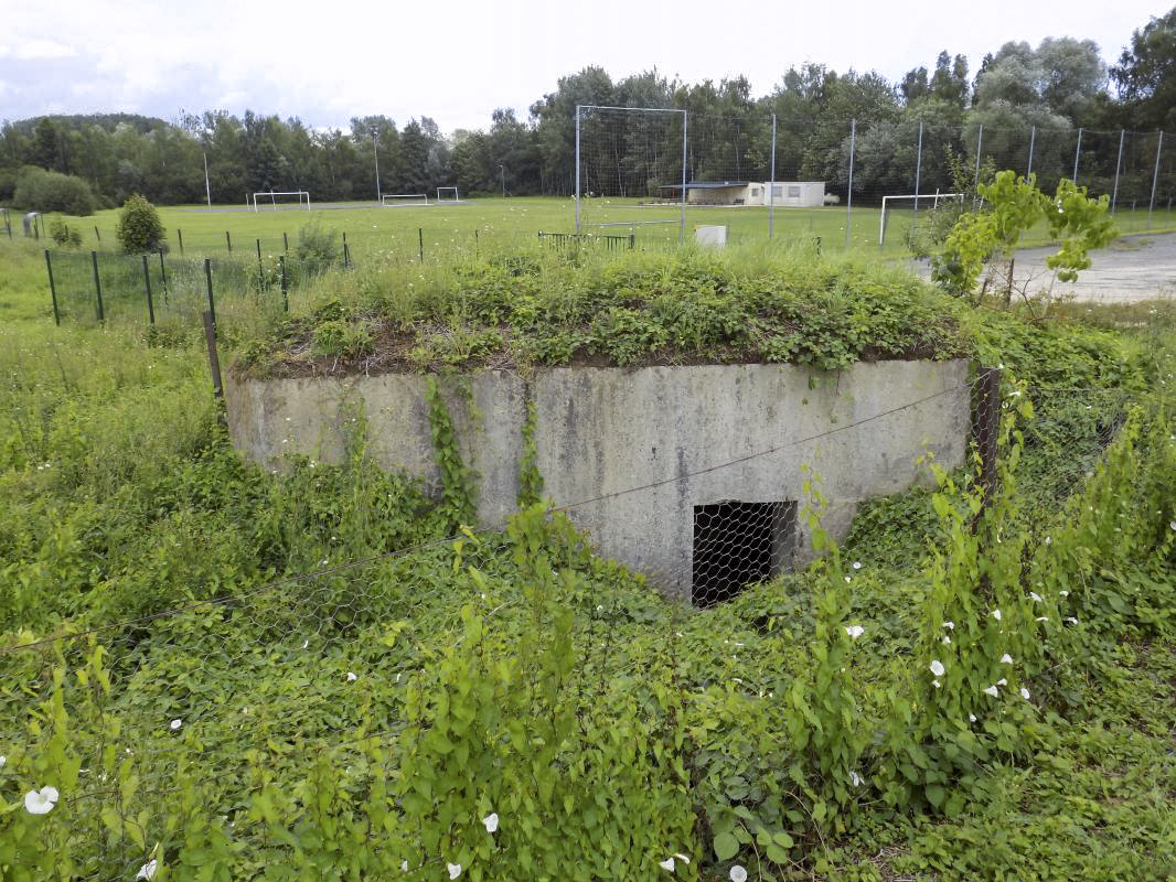 Ligne Maginot - BB78-C - GRANDE AYVELLE - (Blockhaus de type indéterminé) - L'arrière avec l'entrée - R Tucker