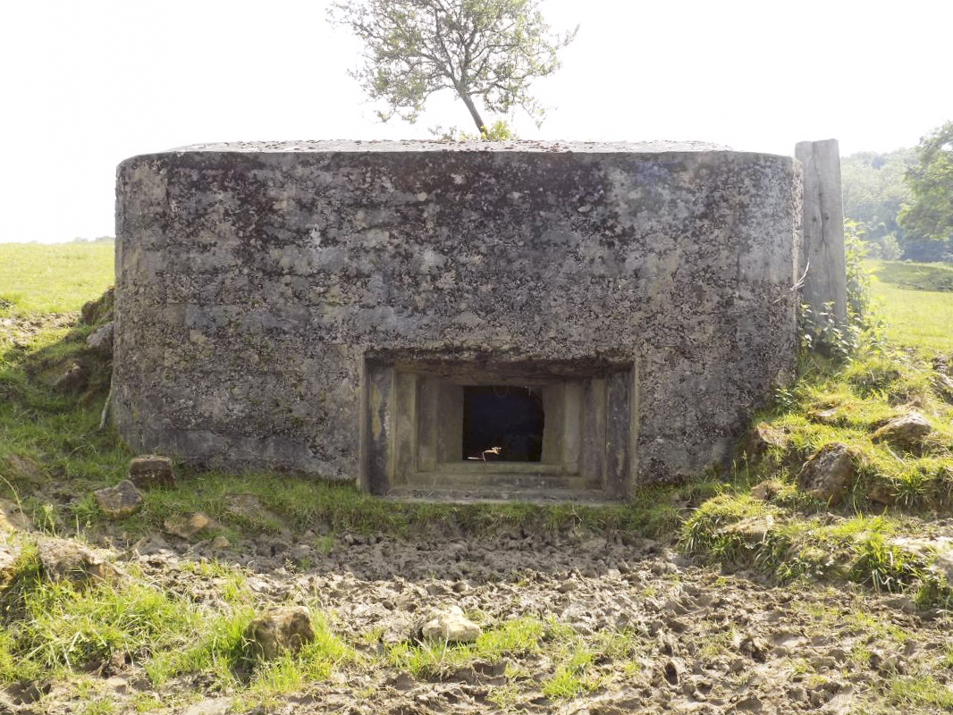 Ligne Maginot - BB80 - L'ORANGERIE - (Blockhaus pour canon) - Face frontale - R Tucker