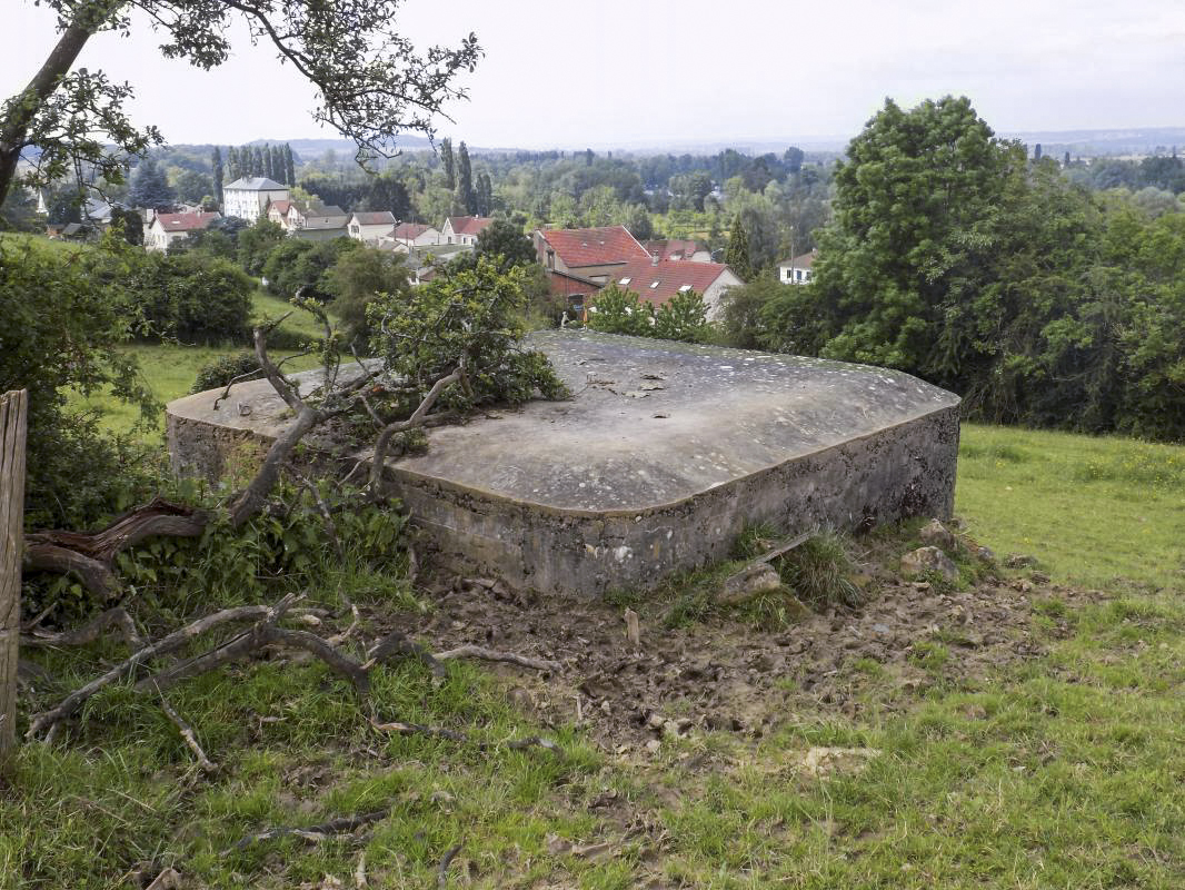 Ligne Maginot - BB80 - L'ORANGERIE - (Blockhaus pour canon) - Faces l'arrière et droite - R Tucker
