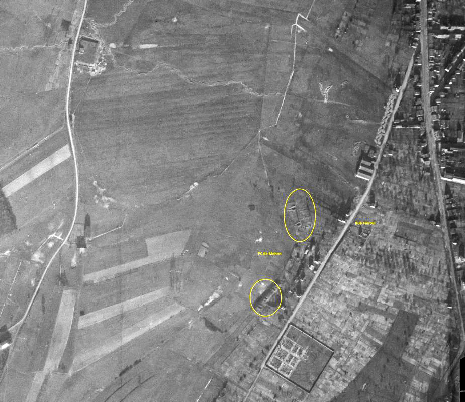 Ligne Maginot - MOHON - rue FERROUL (PC de Paix II/148° RIF) (PC de Quartier) -  - IGN - Géoportail 1940