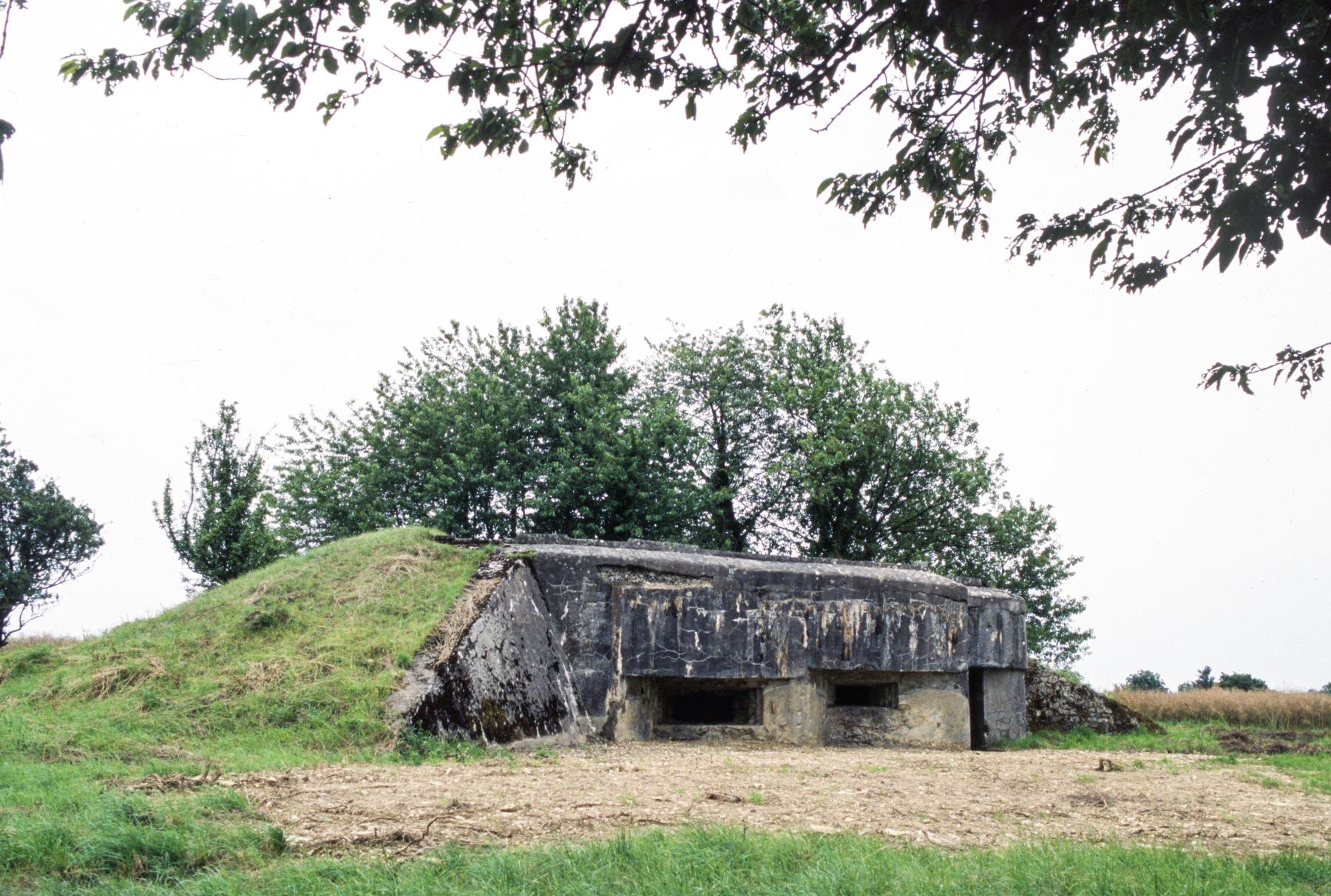 Ligne Maginot - AB28 - (Blockhaus pour canon) - La façade - MANSUY Michel