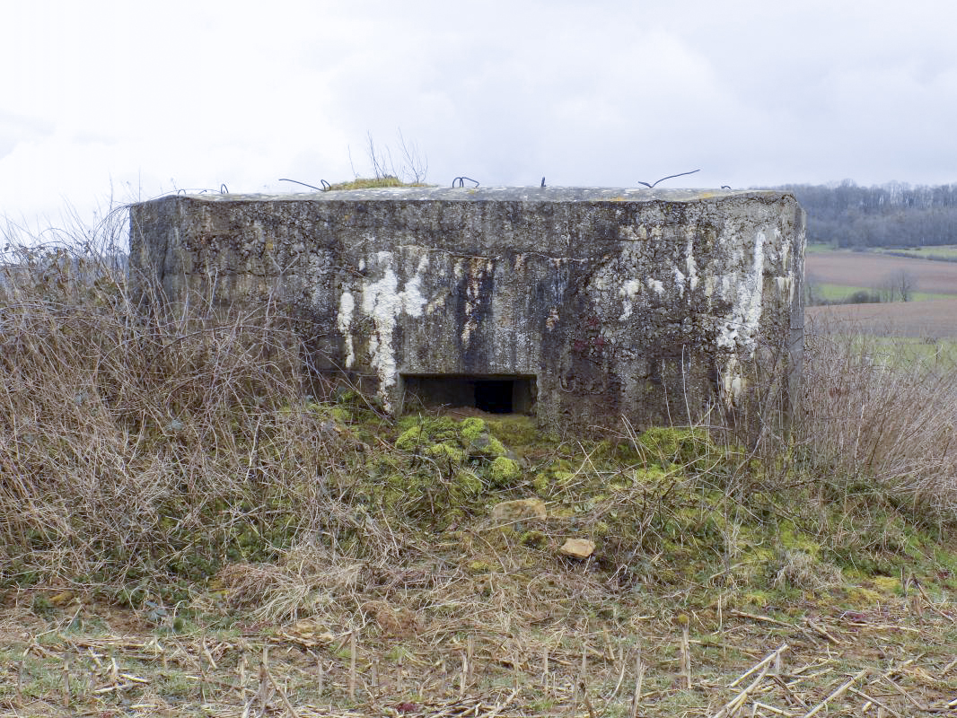 Ligne Maginot - 32B - RUISSEAU DE REVIGNY EST - (Blockhaus pour arme infanterie) - Face frontale, vers le nord-ouest - R Tucker