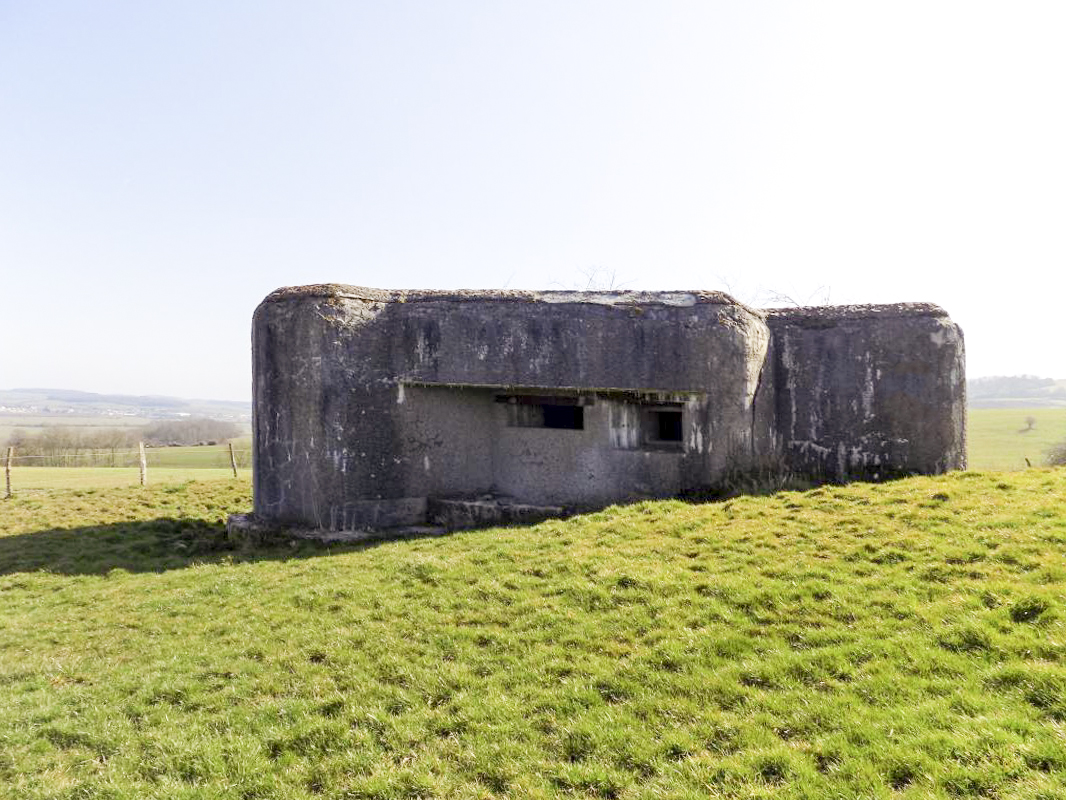 Ligne Maginot - A101BIS - TOURTRAY SUD - (Blockhaus lourd type STG / STG-FCR - Double) - Face nord-ouest - R Tucker