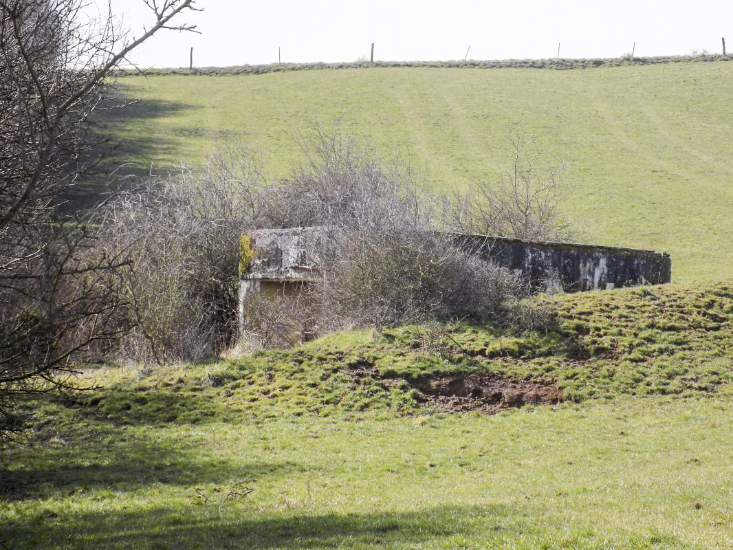Ligne Maginot - EUILLY SUD - (Blockhaus pour canon) - Pris du nord - R Tucker