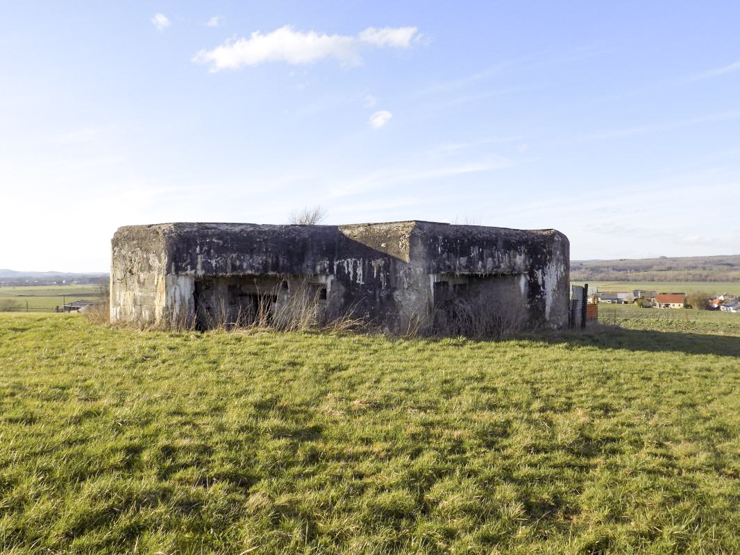 Ligne Maginot - A92 - PRIX DU LOUP - (Blockhaus lourd type STG / STG-FCR - Double) - L'arrière et face droite - R Tucker