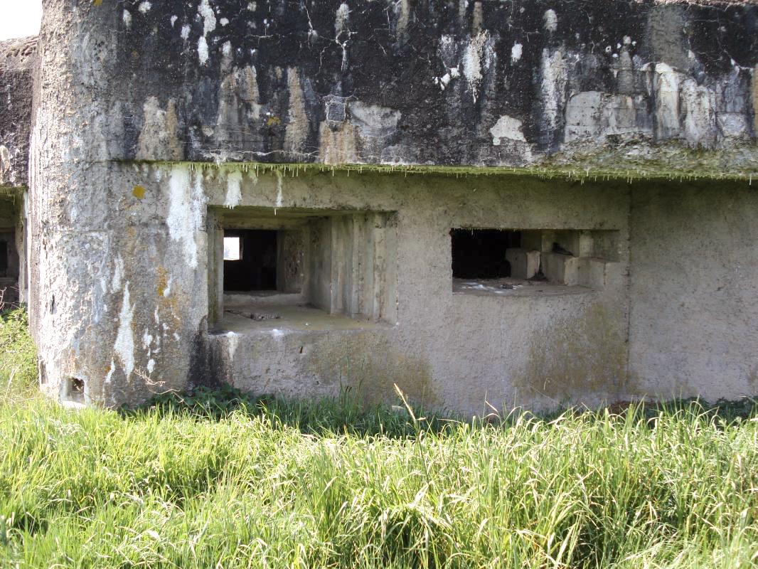 Ligne Maginot - A92 - PRIX DU LOUP - (Blockhaus lourd type STG / STG-FCR - Double) - Les créneaux face est - R Tucker