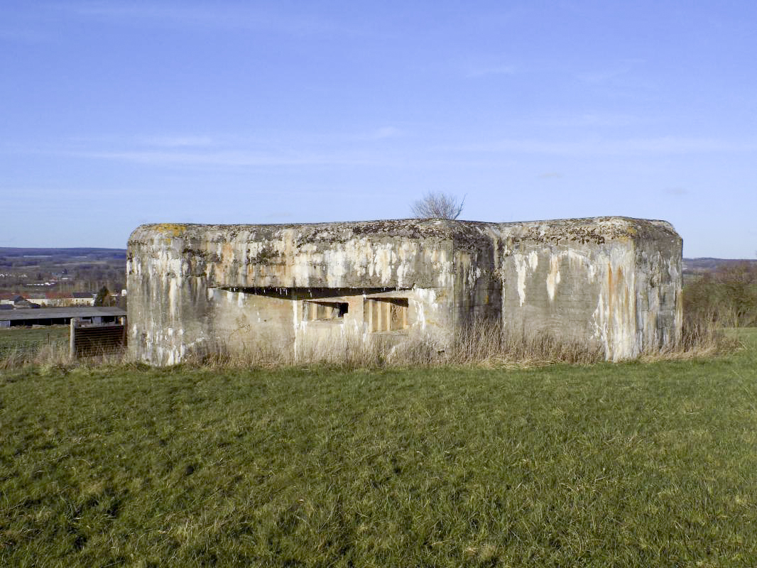 Ligne Maginot - A92 - PRIX DU LOUP - (Blockhaus lourd type STG / STG-FCR - Double) - Face gauche - R Tucker