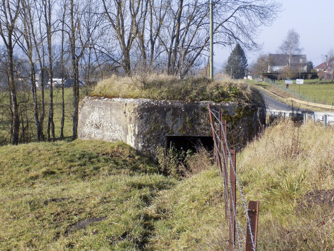 Ligne Maginot - 83B - BOIS DORVILLE OUEST - (Blockhaus pour canon) - L'arrière, l'entrée AC - R Tucker