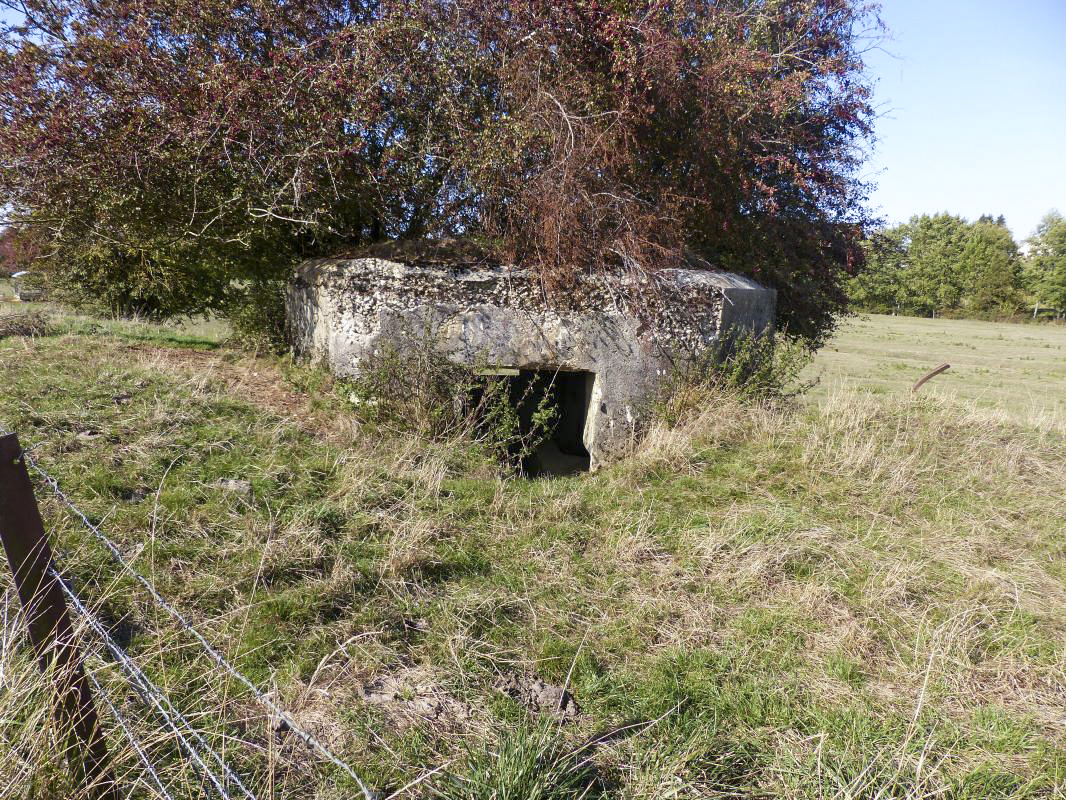 Ligne Maginot - 85 - LA TUILERIE - (Blockhaus pour canon) - Vue arrière  - David HARMAND