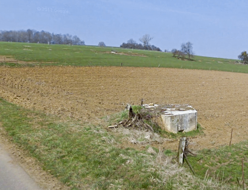 Ligne Maginot - V - LES LIGNIERES - (Blockhaus pour canon) -  - Google Streetview
