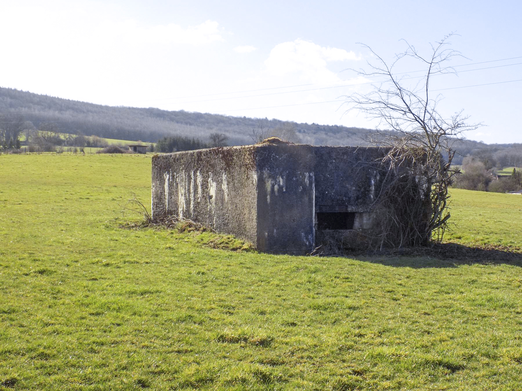 Ligne Maginot - MALANDRY - (Blockhaus pour canon) - Face frontale - Richard Tucker