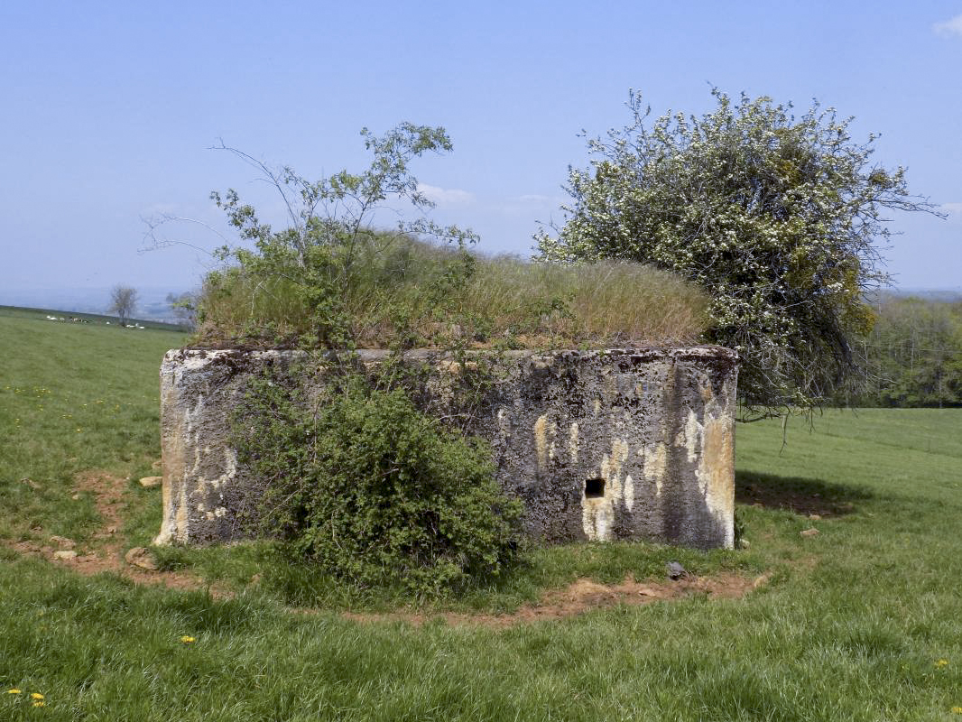 Ligne Maginot - CROIX DU SOLDAT - (Blockhaus pour canon) - Face droite avec l'entrée AC - R Tucker