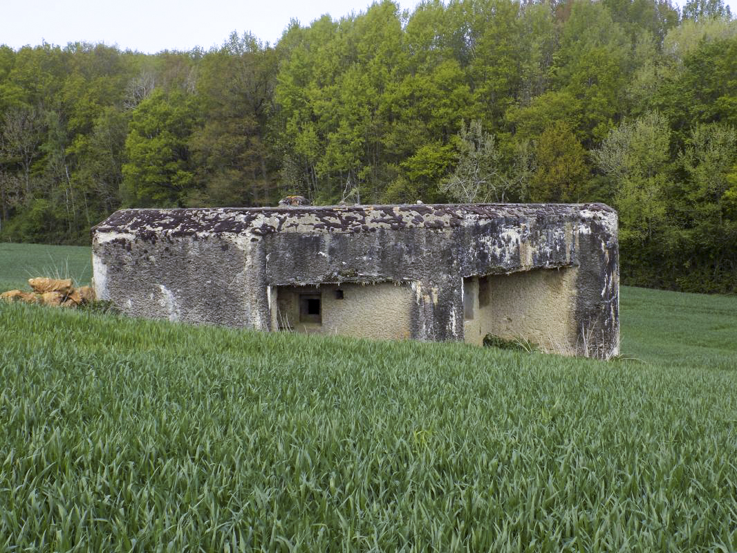Ligne Maginot - A105 - SAILLY - (Blockhaus lourd type STG / STG-FCR - Simple) - Faces frontale et droite - R Tucker
