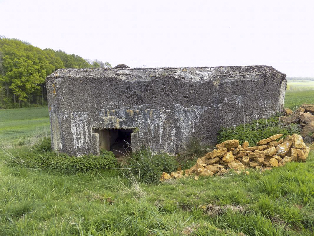 Ligne Maginot - A105 - SAILLY - (Blockhaus lourd type STG / STG-FCR - Simple) - L'arrière avec l'entrée AC - R Tucker
