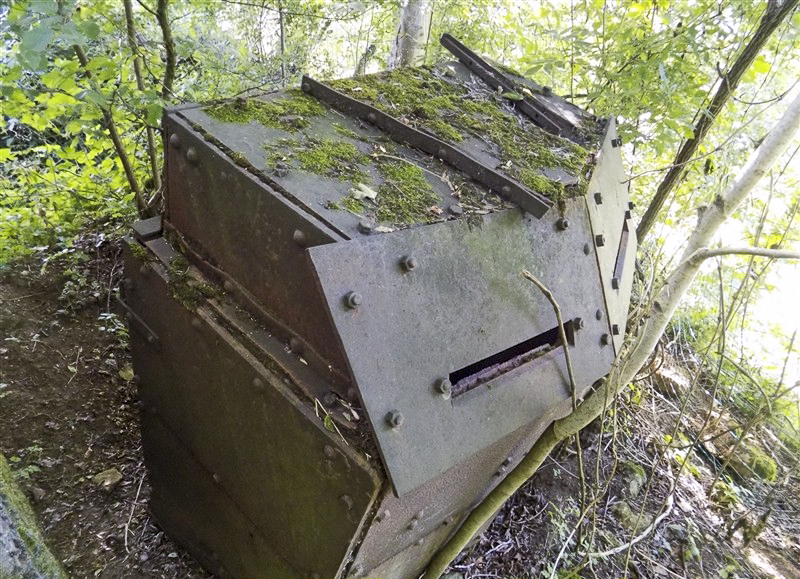 Ligne Maginot - GAILLARD - (Observatoire d'infanterie) - Guérite Prismatique - état initial - Richard TUCKER