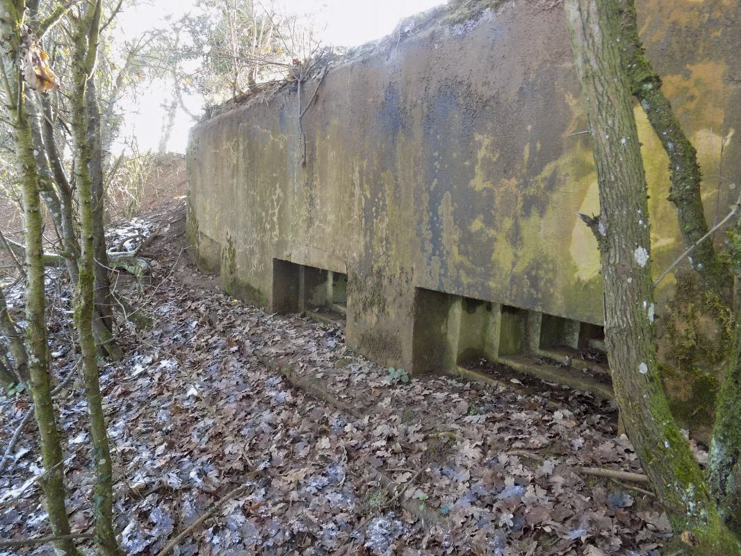 Ligne Maginot - 73BIS - LE CHENE - (Blockhaus pour arme infanterie) - Face frontale - R Tucker