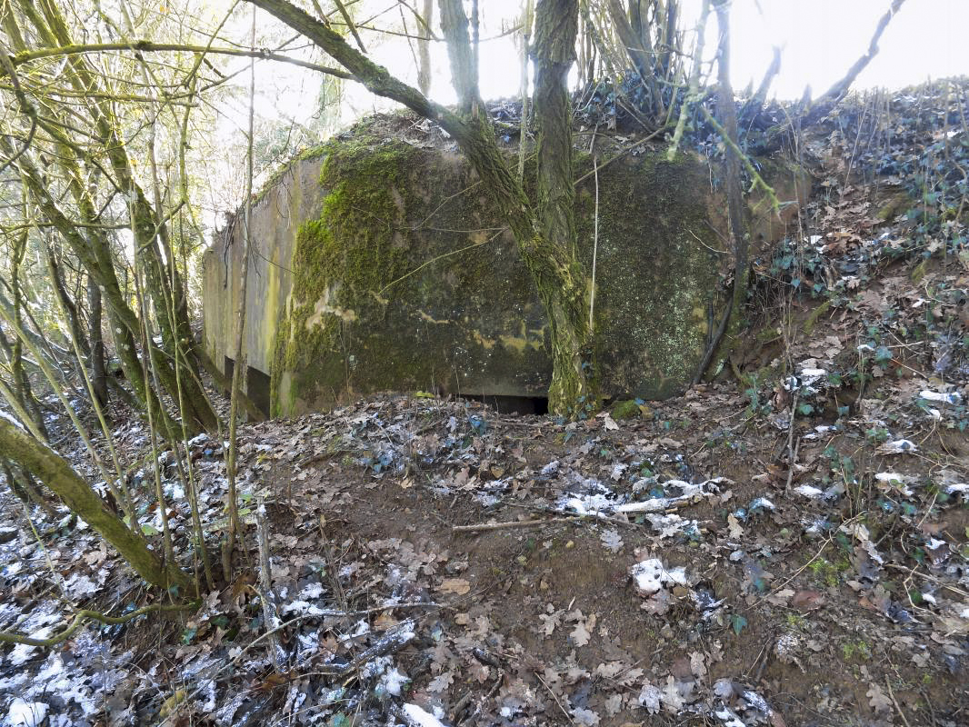 Ligne Maginot - 73BIS - LE CHENE - (Blockhaus pour arme infanterie) - Faces frontale et gauche - R Tucker