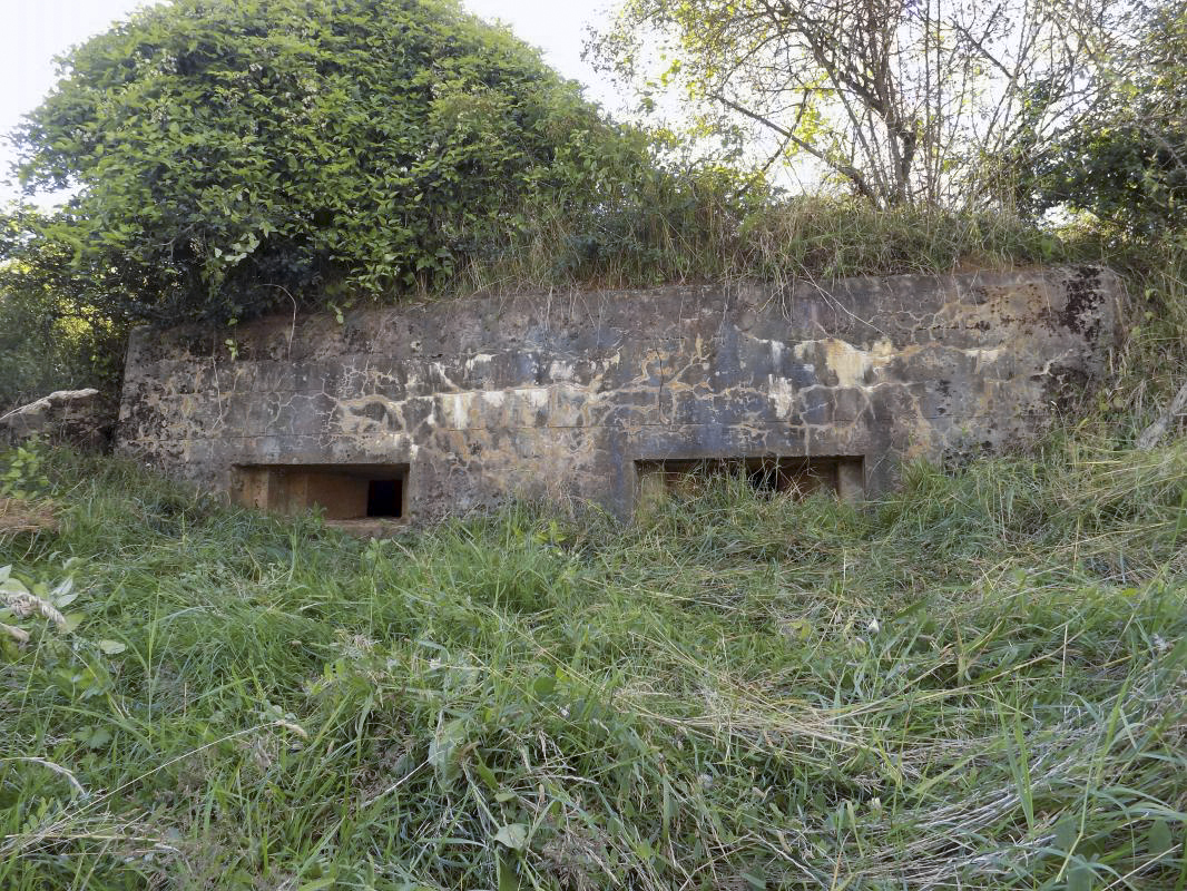 Ligne Maginot - 73 - LONGUES VOIES - (Blockhaus pour arme infanterie) - Face frontale - R Tucker