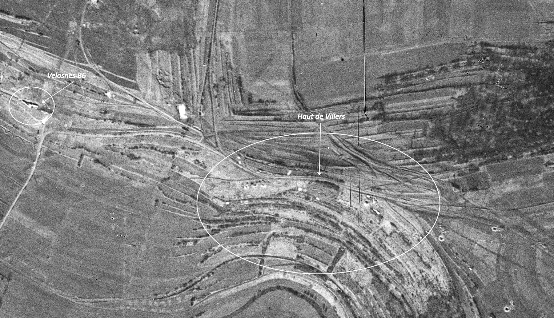 Ligne Maginot - HAUT DE VILLERS - (PC) -  - IGN - Géoportail 1940