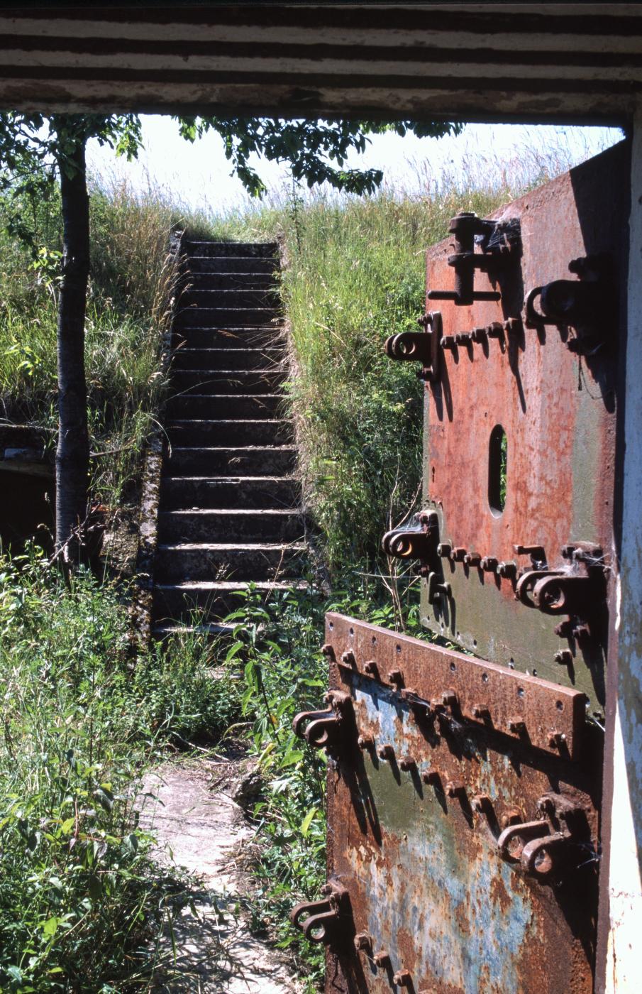 Ligne Maginot - BAMBIDERSTROFF SUD - C71 - (Casemate d'infanterie - Simple) - Une des portes d'entrée - MANSUY Michel