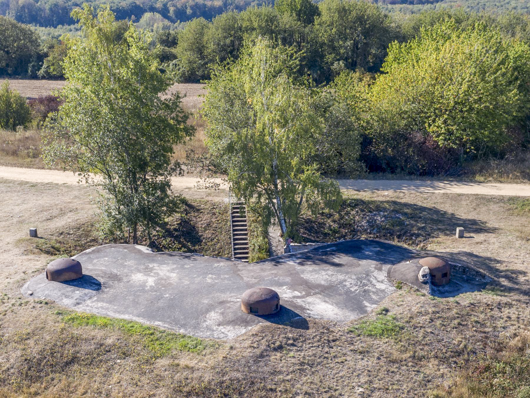 Ligne Maginot - EINSELING NORD - C72 - (Casemate d'infanterie) - Vue d'ensemble de la casemate - Marcel van Lierop