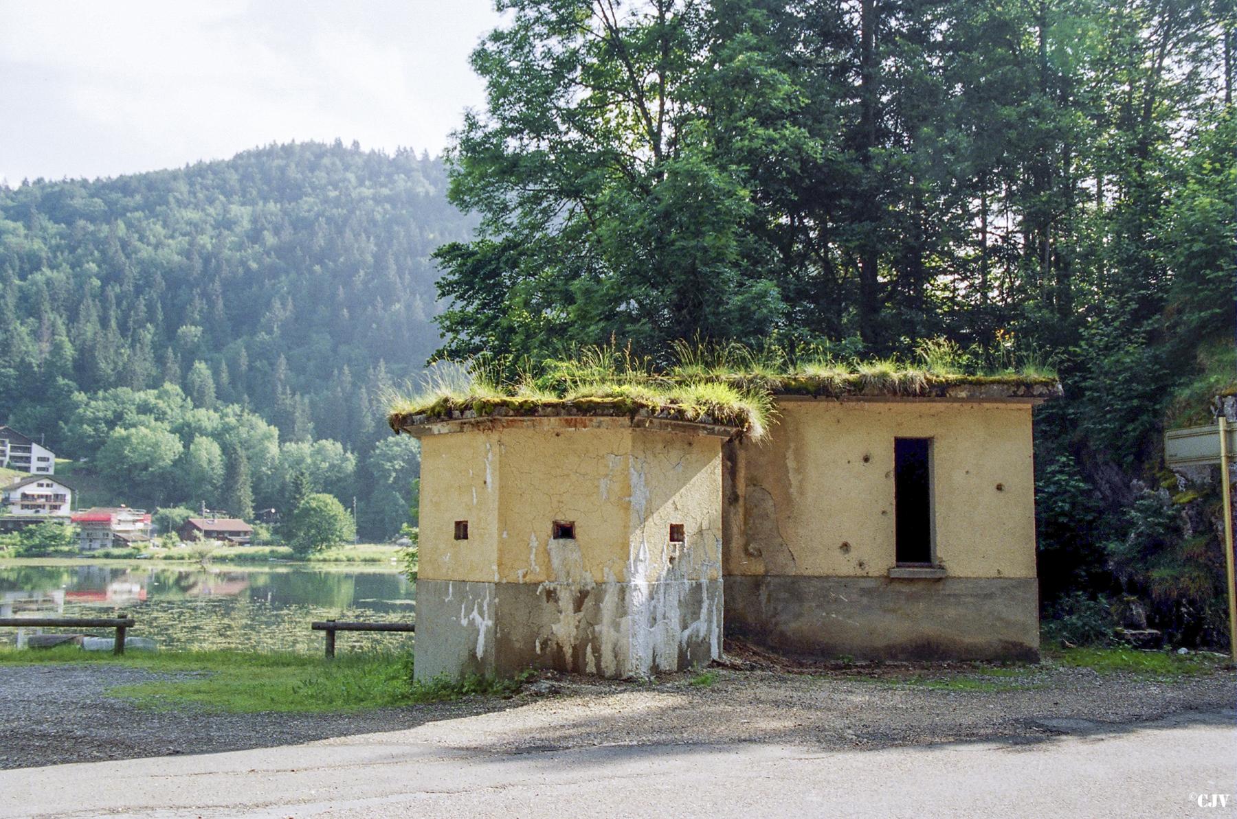 Ligne Maginot - PONT DE BIAUFOND - (Blockhaus pour arme infanterie) - Prise vers le pont (direction Suisse) - Lia VERMEULEN