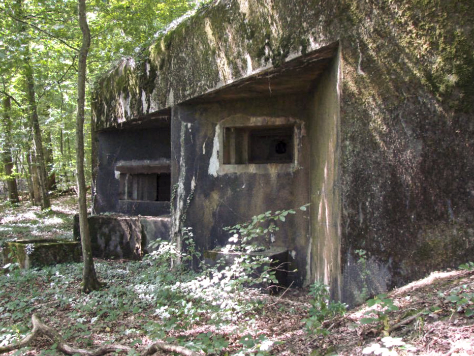 Ligne Maginot - BB43 - (Casemate d'infanterie) - Façade avant - Schnoupf