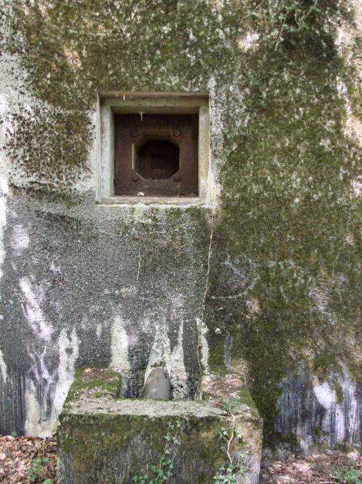 Ligne Maginot - BB43 - (Casemate d'infanterie) - Créneau pour FM - Schnoupf
