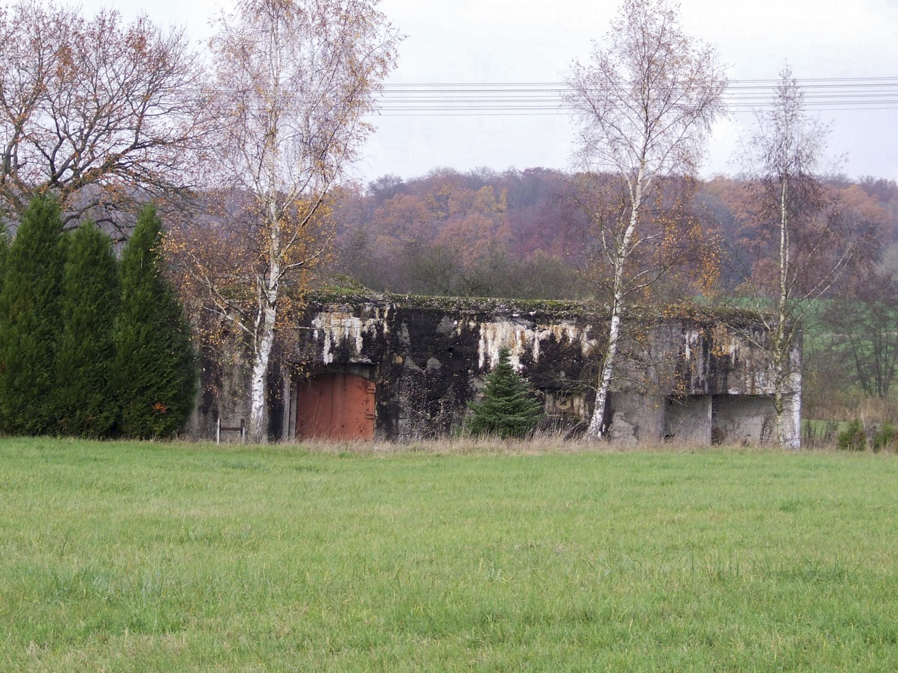Ligne Maginot - STG 18 - STG S - MC06 - (Casemate d'infanterie - double) - La façade arrière. - STENGER Mathieu