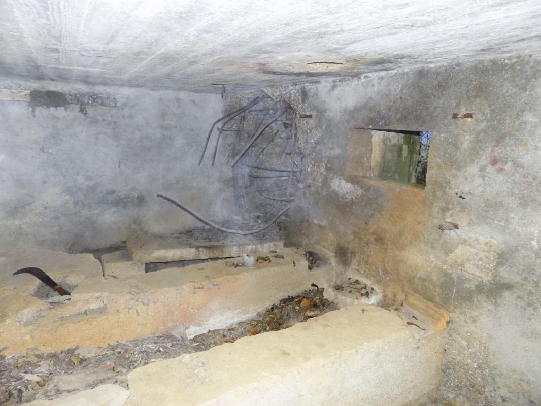 Ligne Maginot - 8BIS - LES LONGS BOYAUX EST - (Blockhaus pour canon) - Créneau Hotchkiss et AC - R Tucker