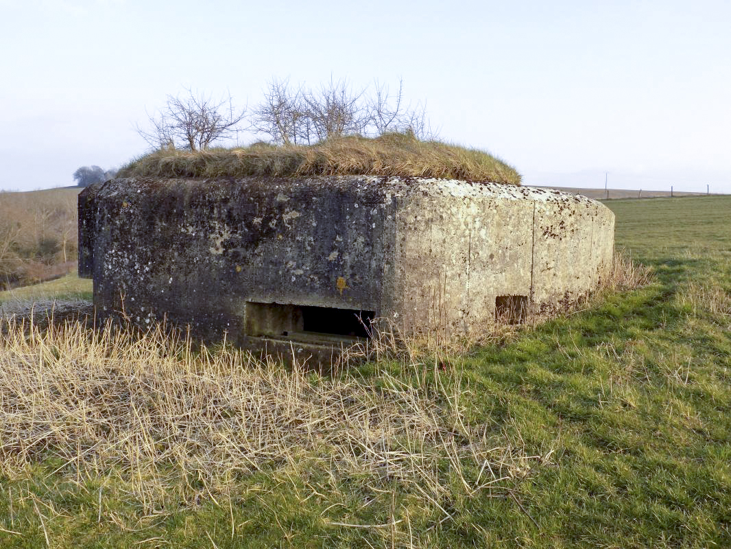 Ligne Maginot - 1B - VAUX LES MOUZON EST - (Blockhaus pour canon) - Faces nord et nord-est - R Tucker
