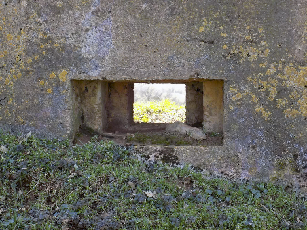 Ligne Maginot - 2B - VAUX LES MOUZON OUEST - (Blockhaus pour canon) - Créneau FM, faces nord - R Tucker