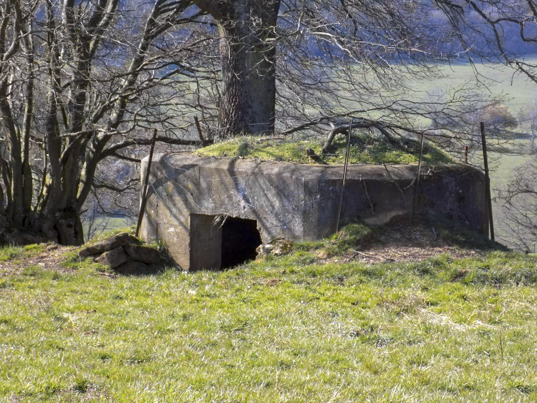 Ligne Maginot - 2B - VAUX LES MOUZON OUEST - (Blockhaus pour canon) - Face est / sud - R Tucker