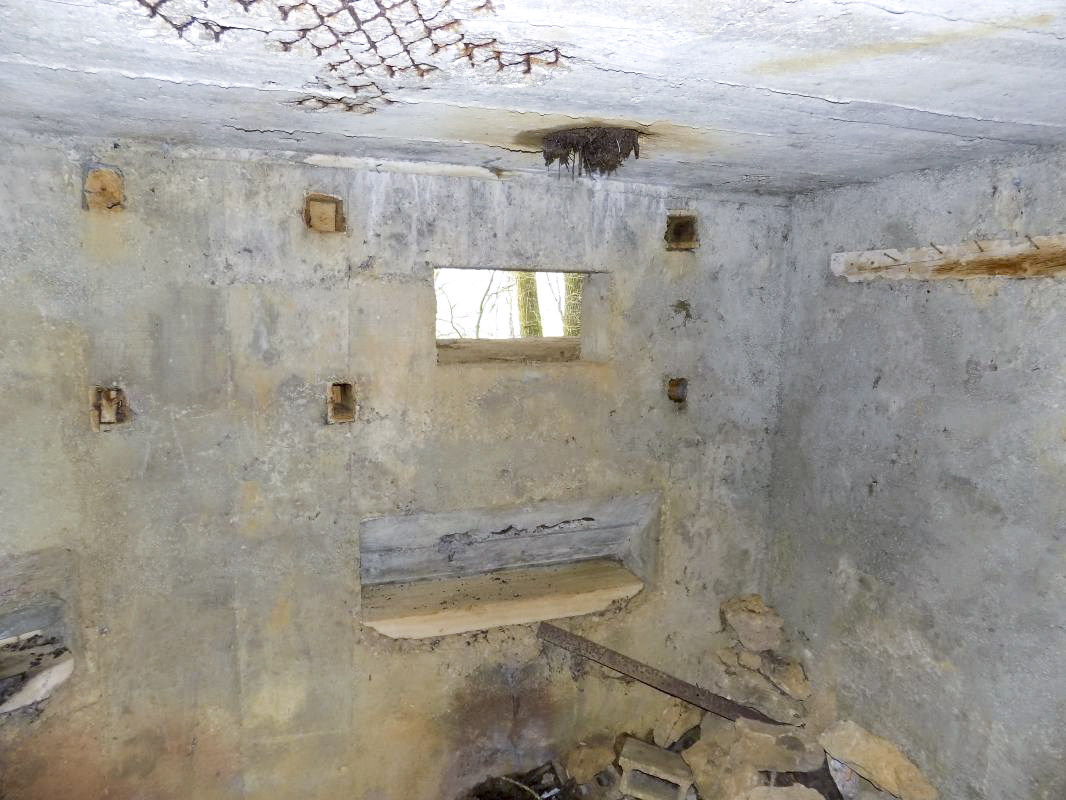 Ligne Maginot - 3B - FERME LA FOLIE OUEST - (Blockhaus pour arme infanterie) - Créneau Hotchkiss droite - R Tucker