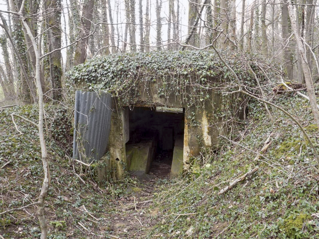 Ligne Maginot - 4B - LES ENTRECOURS NORD - (Blockhaus pour canon) - L'entrée AC - R Tucker