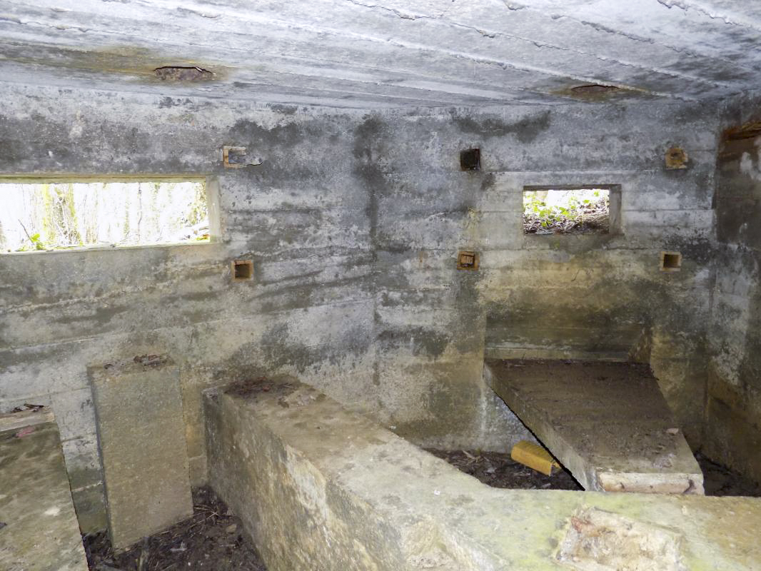 Ligne Maginot - 4B - LES ENTRECOURS NORD - (Blockhaus pour canon) - Créneaux AC et Hotchkiss - R Tucker