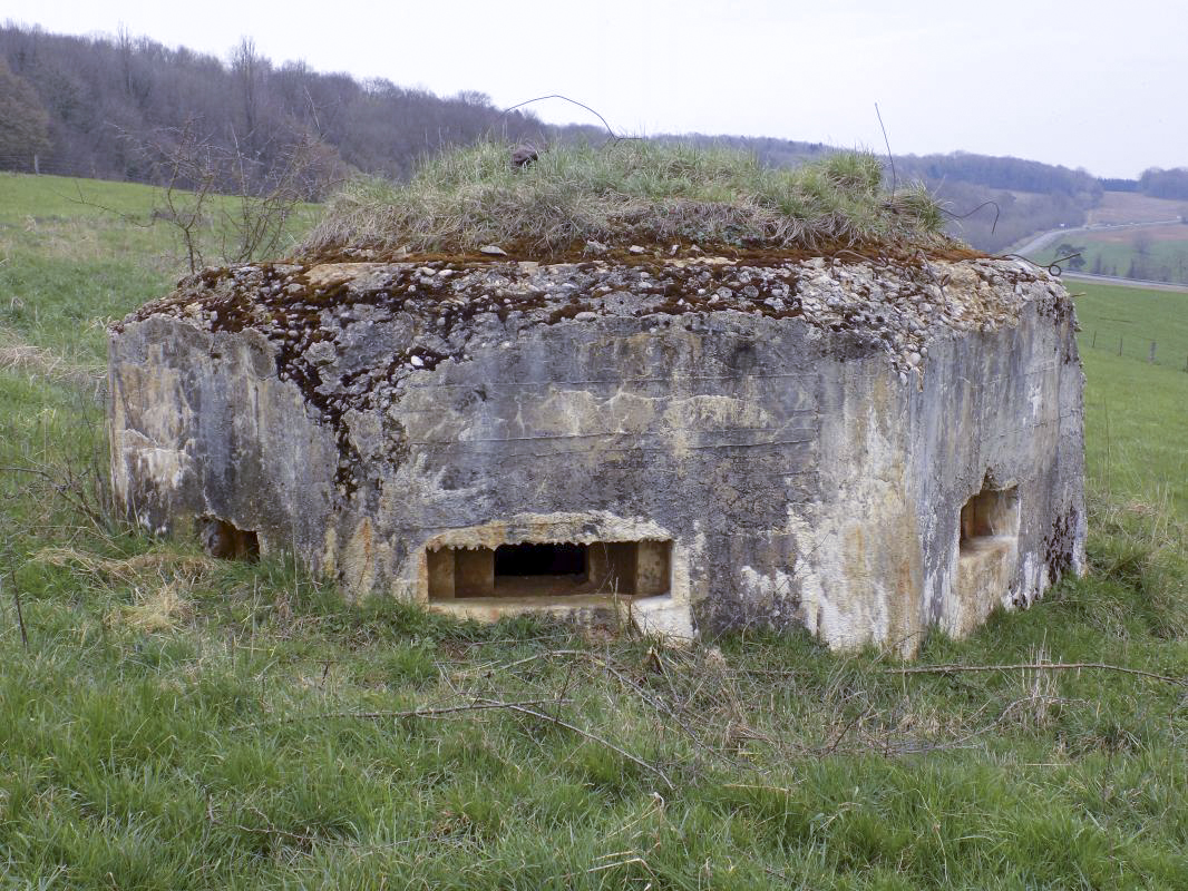 Ligne Maginot - 7B - LES NASSES OUEST - (Blockhaus pour arme infanterie) - Face frontale - R Tucker