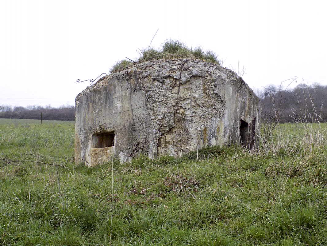 Ligne Maginot - 7B - LES NASSES OUEST - (Blockhaus pour arme infanterie) - Faces gauche / l'arrière - R Tucker