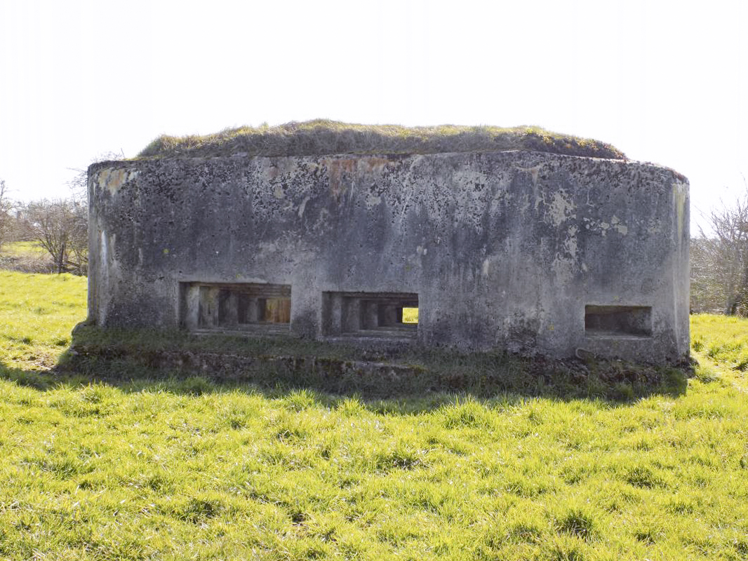 Ligne Maginot - 9A - ROUTE DE ROUVROY - (Blockhaus pour canon) - Face frontale - R Tucker