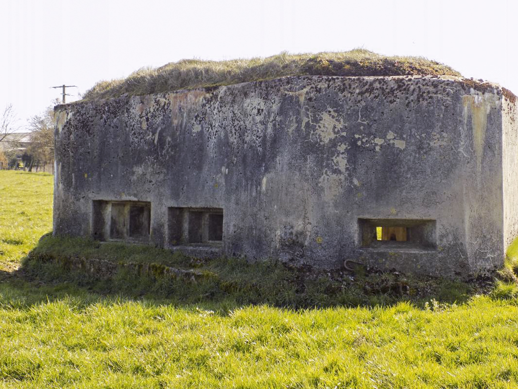 Ligne Maginot - 9A - ROUTE DE ROUVROY - (Blockhaus pour canon) - Face frontale - R Tucker