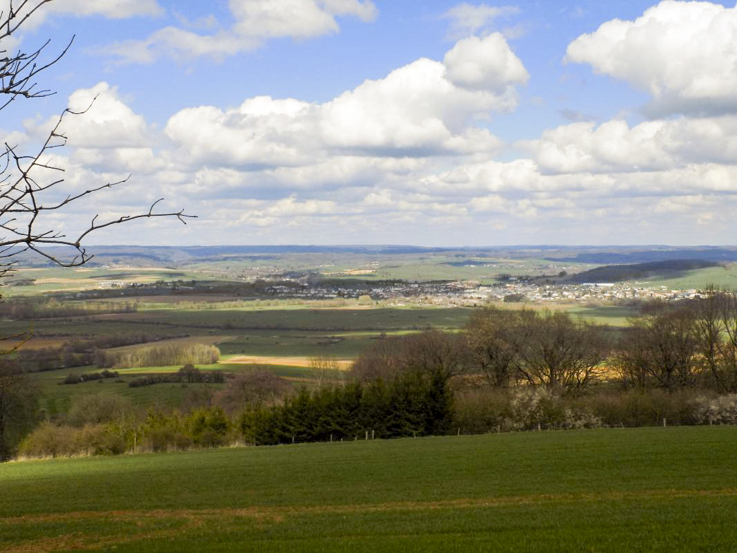 Ligne Maginot - LA MAGNE - (Observatoire d'infanterie) - Vue du face frontale vers We/Carignan - R Tucker
