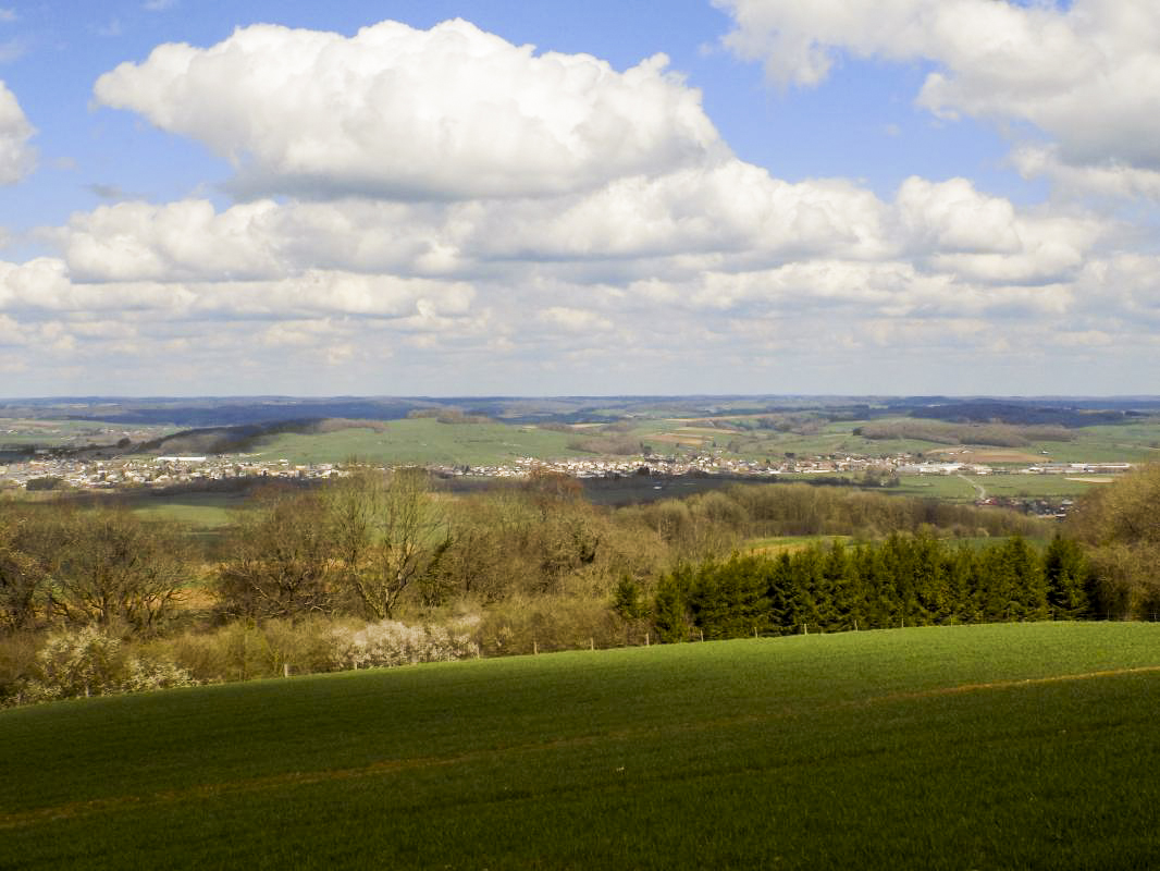 Ligne Maginot - LA MAGNE - (Observatoire d'infanterie) - Vue du face frontale vers Carignan/Blagny - R Tucker