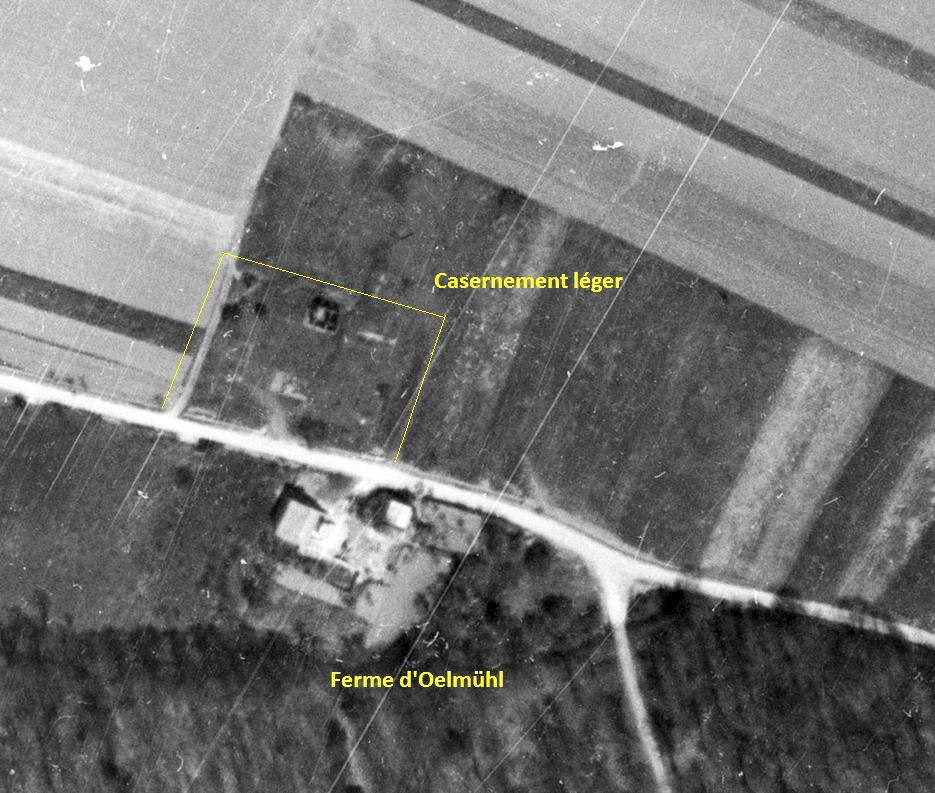 Ligne Maginot - EINSELING - (Casernement) -  - IGN - Géoportail 1955